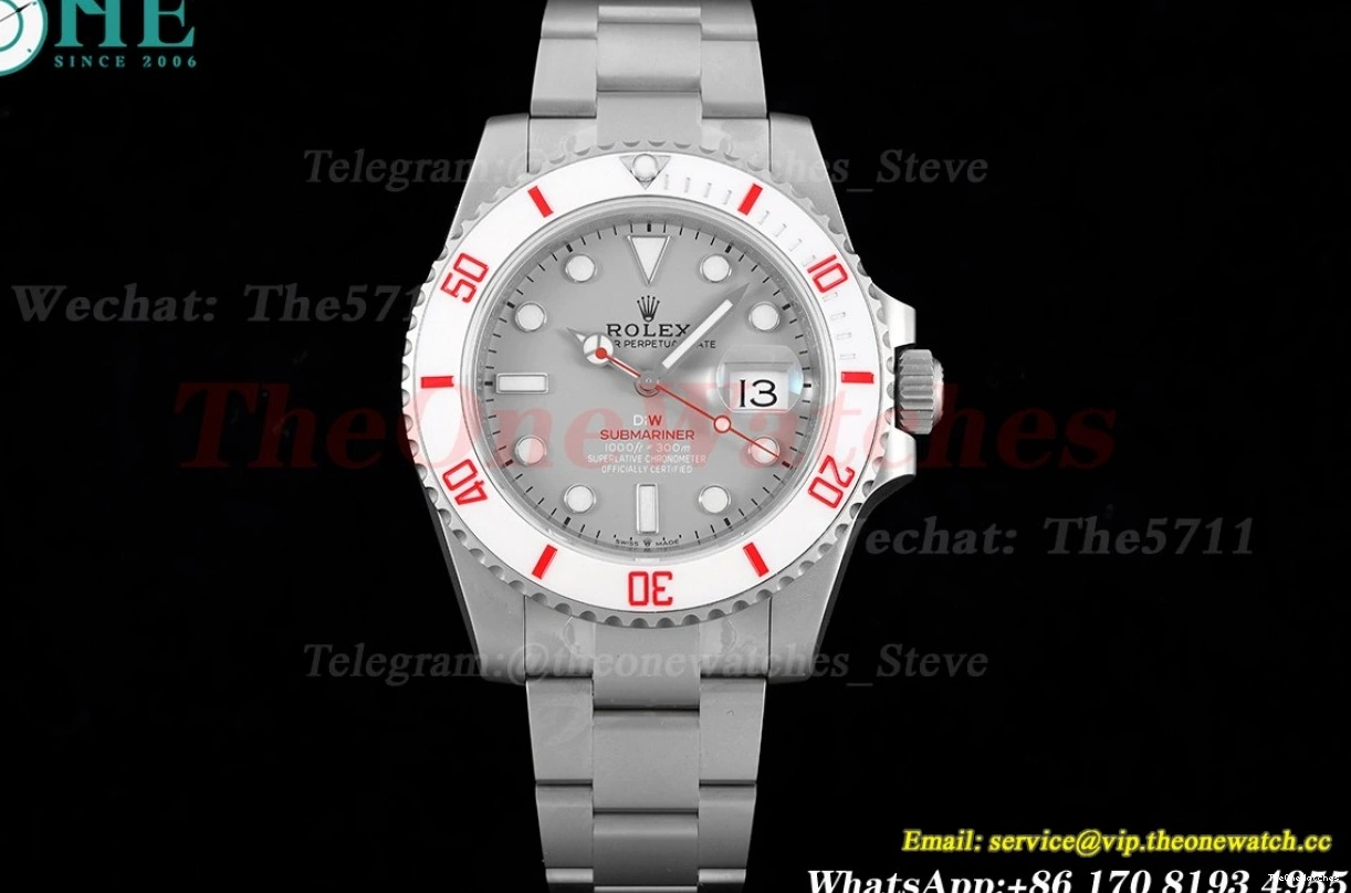 Submariner Grey VS3135 Dial SS SS 40mm 904L DIW VSF 0413